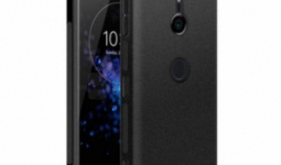 Sony Xperia XZ3, Imak Silky szilikon védőtok, Képernyővédő fóliával, Matt fekete