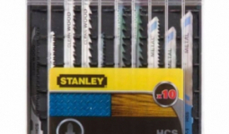 Stanley 10 részes T befogású dekopírfűrészlap  készlet HSS/HCS