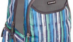 Starpak Soulmate hátizsák, iskolatáska, 44x32x13cm, csíkos