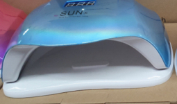 SUNX gyöngyházkék 54W profi UV/LED műkörmös lámpa