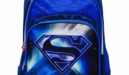 Superman iskolatáska kék 42cm