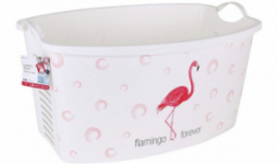 Szennyes kosár Flamingo Forever 42 L (59 X 39 x 31 cm)