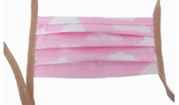 T-tomi kétrétegű textil orrmaszk, szájmaszk Gyerek méret Rózsaszín felhők