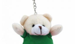 Teddy kulcstartó, zöld szín