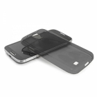 Telone Ultra Slim 0,3mm vékony szilikon tok Samsung G955 Galaxy S8 Plus-hoz fekete*