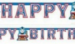 Thomas a gőzmozdony Happy Birthday felirat 180cm