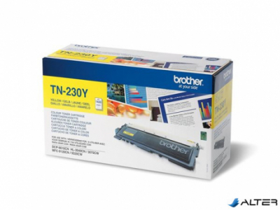 TN230Y Lézertoner HL 3040CN, 3070CW nyomtatókhoz, BROTHER sárga, 1,4k