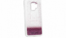 Tok Samsung S9 Dulceida DLCAR007 Átlátszó Glitter Rózsaszín