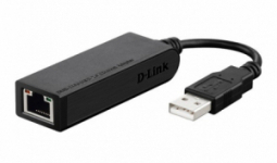 USB 2.0?RJ45 Hálózati Adapter D-Link DUB-E100 10/100 Mbps Fekete