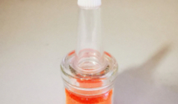 UV - NEON csillámpor csőrös üvegben - Narancs 7 ml