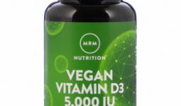 Vegán D3-vitamin, 5000 NE, 60 db, MRM