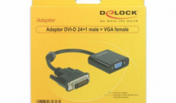 VGA–DVI Adapter DELOCK APTAPC0561 65658 24+1 MOST 15572 HELYETT 10913 Ft-ért!