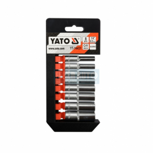 YATO Dugókulcs készlet 8 részes 1/4": 5,5-13 mm hosszú