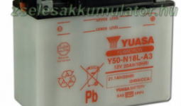 Yuasa Y50-N18L-A3 12V 20Ah Motor akkumulátor sav nélkül