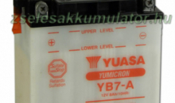 Yuasa YB7-A 12V 8Ah Motor akkumulátor sav nélkül