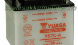 Yuasa YB7-CA 12V 8Ah Motor akkumulátor sav nélkül