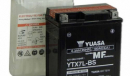 Yuasa YTX7L-BS 12V 6,3Ah gondozásmentes AGM (zselés) motor akkumulátor