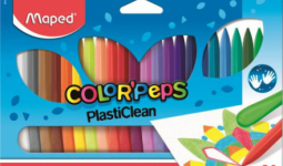 Zsírkréta, MAPED 'Color'Peps' PlastiClean, 24 különböző szín